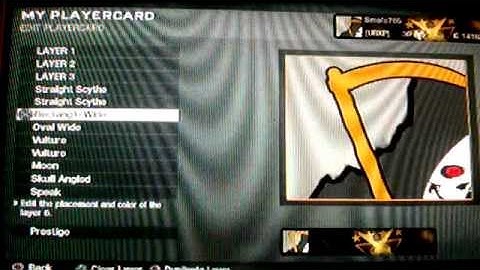 CoD Black Ops Grim Reaper emblem tutorial