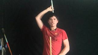 Same trick - two staffs - Superquick tutorial!