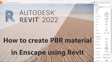 How to create PBR material in Enscape using Revit