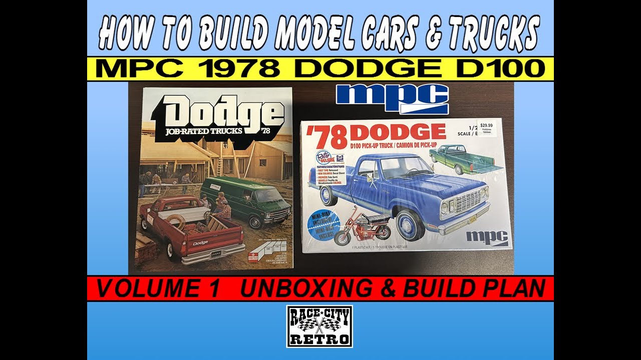 HOW TO BUILD MODEL CARS & TRUCKS DODGE D100 VOL 1 - YouTube