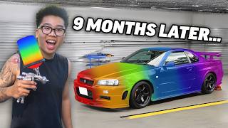 I Finally PAINTED my ABANDONED Nissan Skyline!