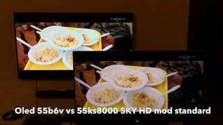 Oled 55b6v vs Samsung 55ks8000 SKY HD