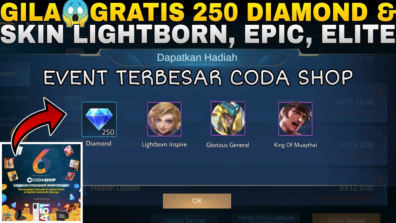 DAPATKAN KODE REDEEM SKIN LIGHTBORN EPIC ELITE 250 DM DARI EVENT dapatkan-kode-redeem-skin-lightborn-epic-elite-250-dm-dari-event