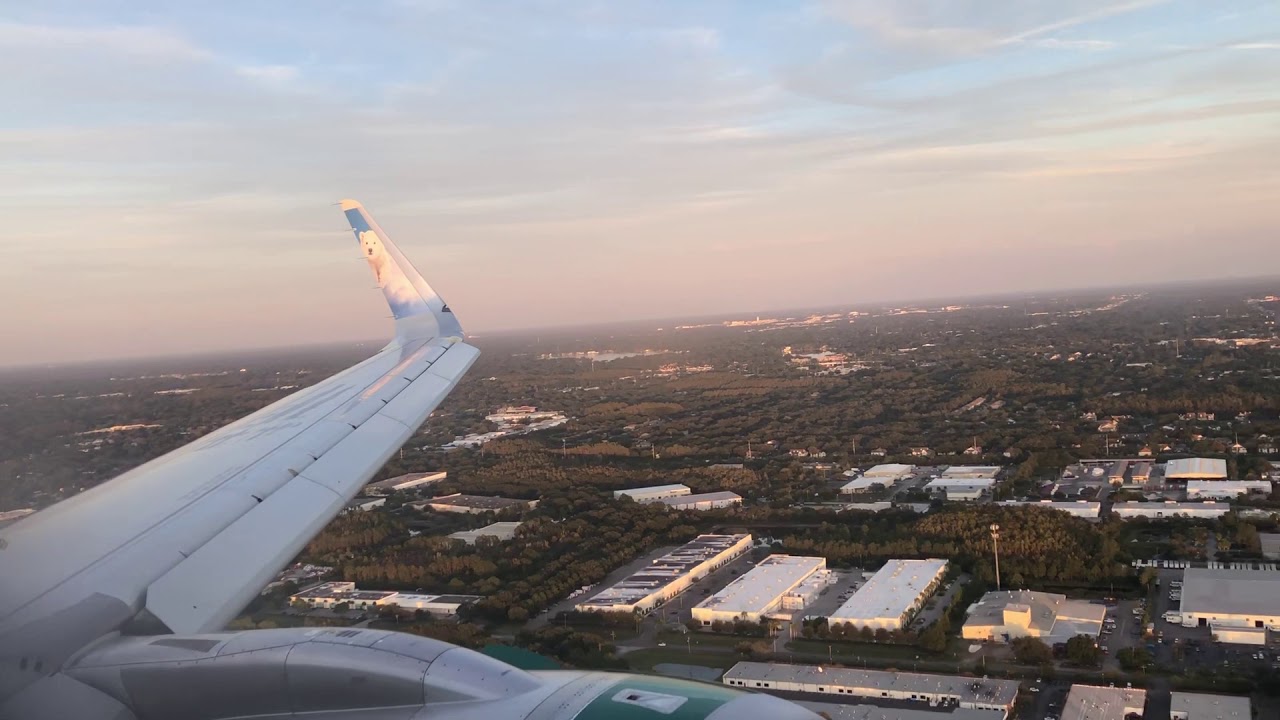 15 Frontier Airlines flight into Tampa, Florida YouTube