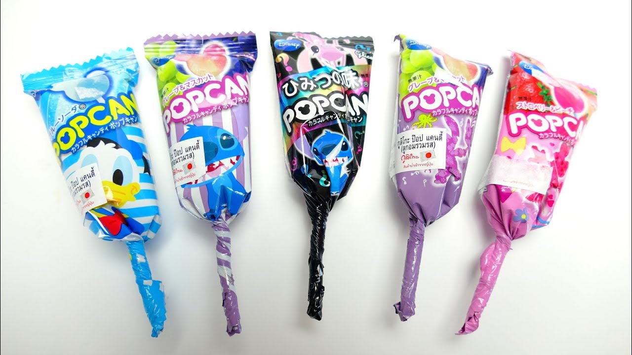 5x Popcan Lollipop Candy for Kids with Special Flavored ...