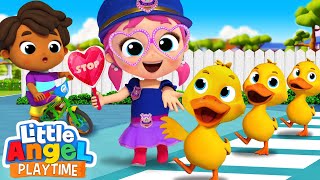 If I Was A Police Officer! | Fun Sing Along Songs by Little Angel Playtime