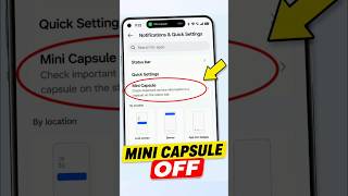Realme Mini Capsule Off Kaise Kare? 📱 How To Disable in Realme UI 6 🔥