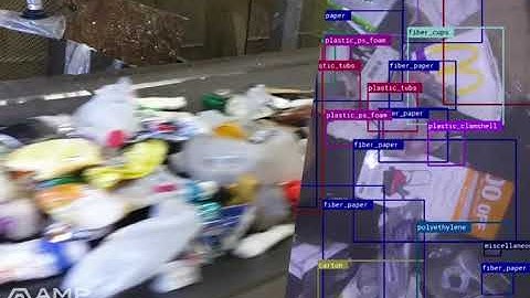 Sorting Robot Picking Mixed Plastics