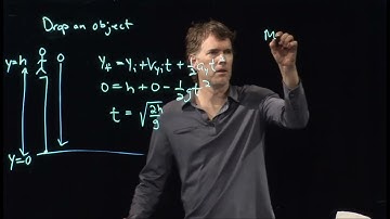 Drop an Object - Time to Hit the Ground | Physics with Professor Matt Anderson | M2-07