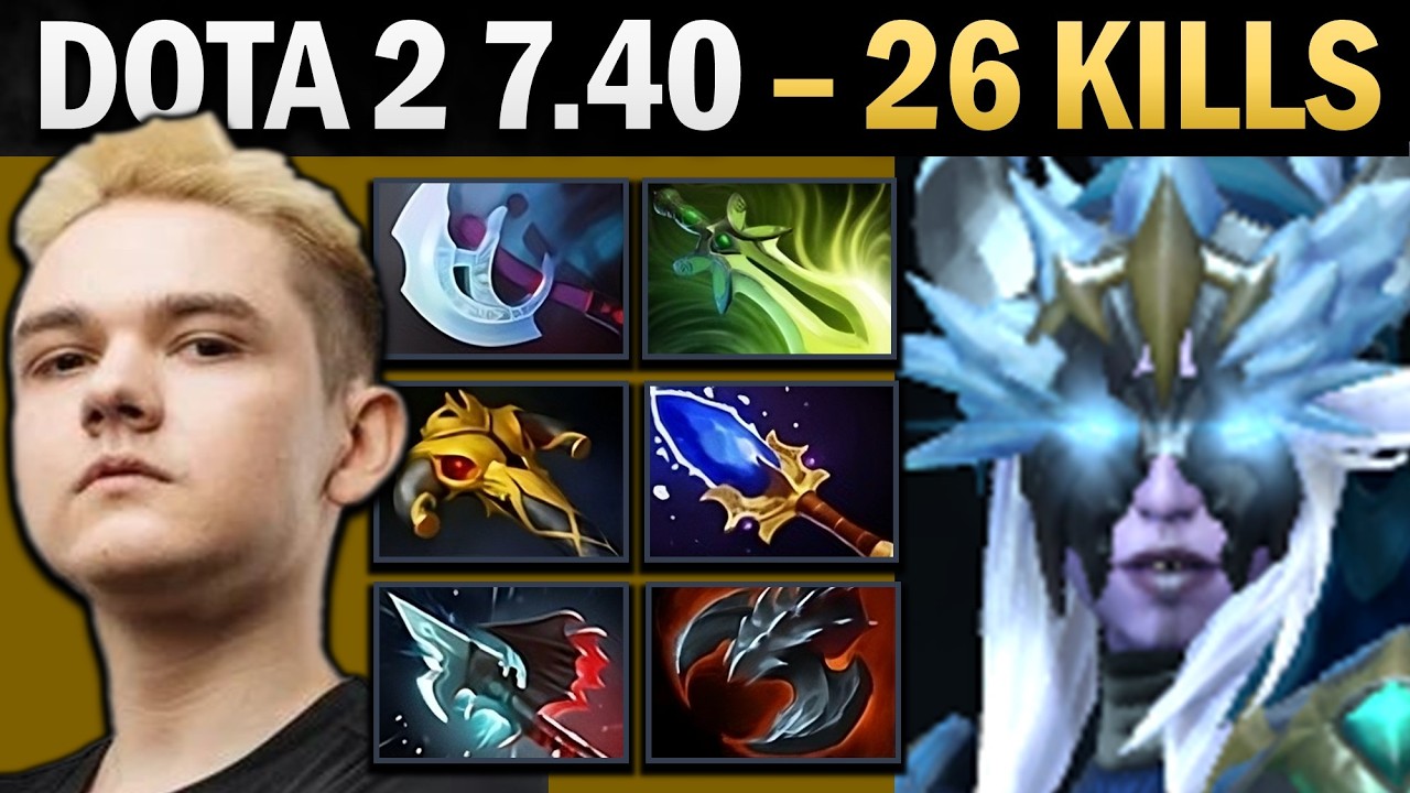 Drow Ranger Pro Carry with 26 Kills and Manta - Gameplay Dota 2