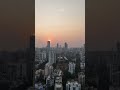 Sunrise view in Mumbai recorded by drone