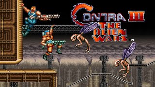 Contra III: The Alien Wars / 魂斗羅 スピリッツ (1992) SNES - 2 Players Coop [TAS]