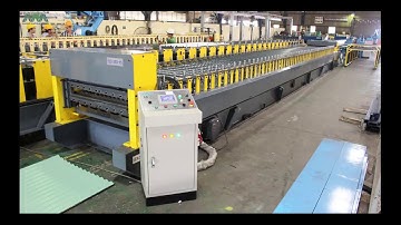 Double layer Corrugated and roofing roll forming machine Máy Cán Tôn 2 Tầng