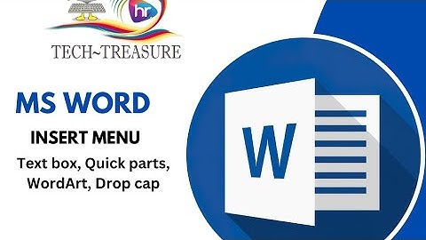 #msword #insertmenu #viralvideo #textbox #quickparts #wordart #dropcap #text