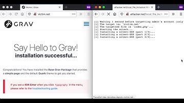 CVE-2020-29556: Local File Inclusion on GRAV CMS