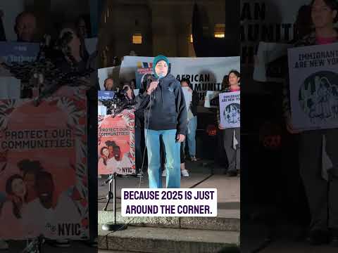 Linda Sarsour Speaks At NYIC Rally