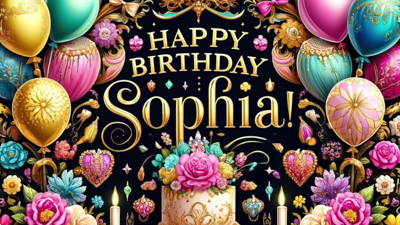 Sophia: Happy Birthday Song for Sophia - YouTube