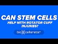 Stem cell therapy for rotator cuff injuries how stem cells are transforming shoulder treatments