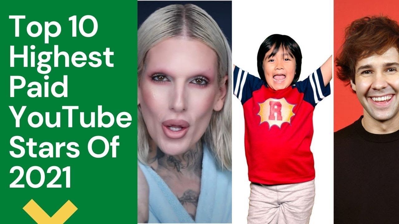 Top 10 Highest Paid YouTube Stars Of 2021 | TOP 10 EVERYTHINGS - YouTube