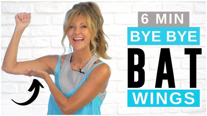 10 MIN BAT WINGS WORKOUT / Get rid Flabby Triceps ! Beginner / No Equipment  / No Rep / Katja Believe 