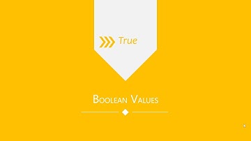 Python Tutorial #10 - Boolean Values