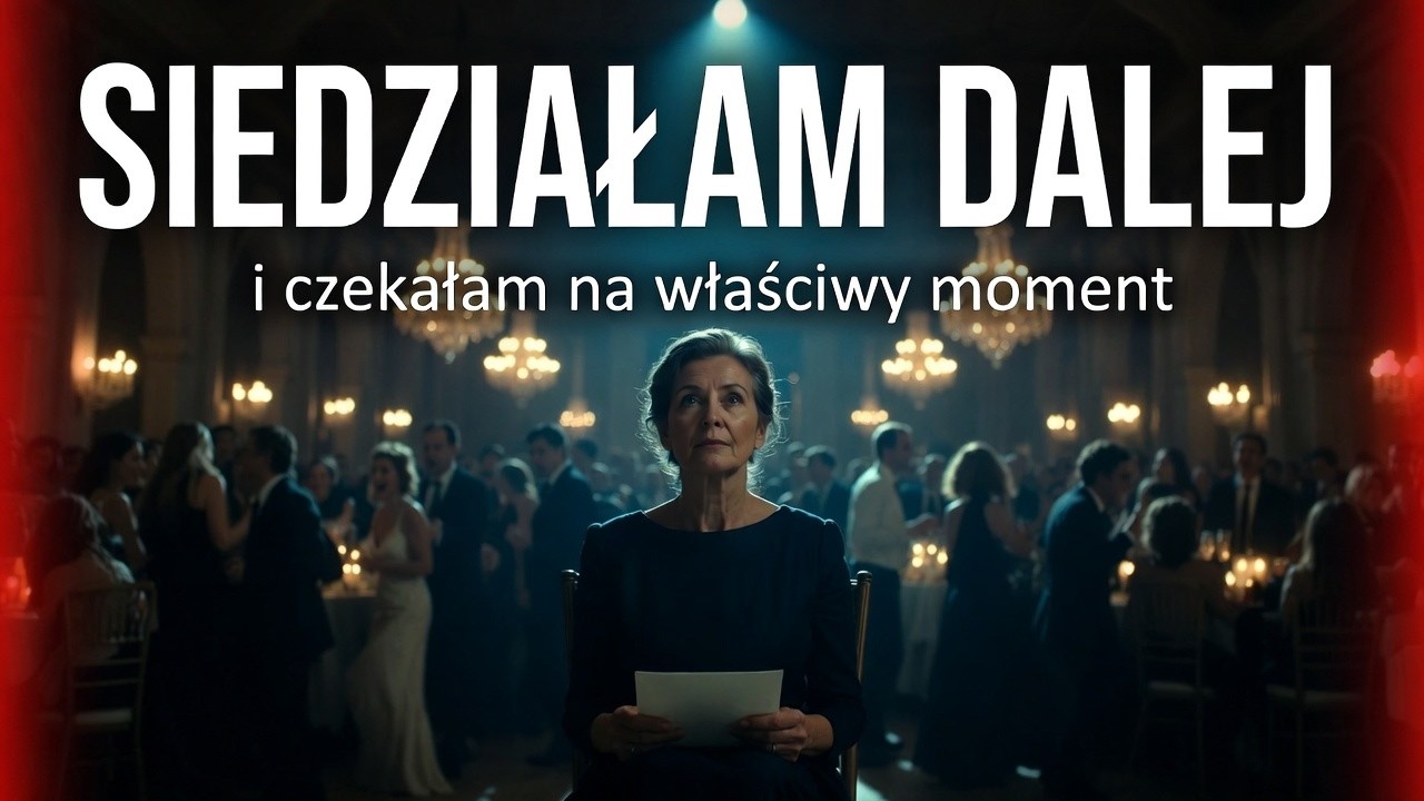 Syn ukrył mnie na końcu sali. Nie wiedział, co zrobiłam godzinę wcześniej...