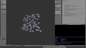 Ball Drop Blender 3D Modeling Python Script Test