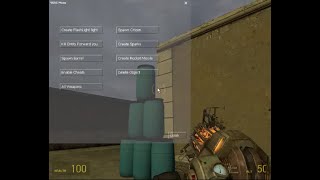 Half-Life 2: VGUI Menu test v2