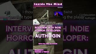 Exclusive Indie Horror Developer Interview Authogin - Influences Inspiration