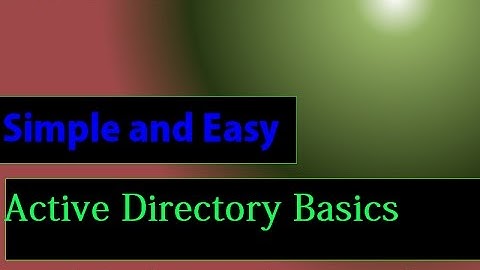 Tech Support Courses Post logon Batch Script Active Directory Basics