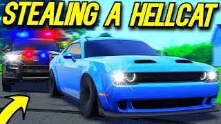 Roblox Roleplay  STEALING A 1000HP HELLCAT!