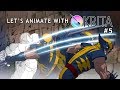 Let's Animate Ep. 5 - Krita: Wolverine