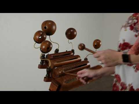 Traditional Carved Vietnamese Folk Percussion Instrument, Hammers