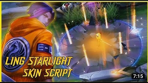 Ling Starlight skin skin script (no password)