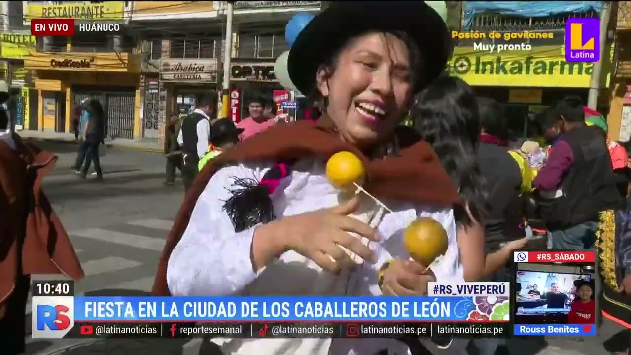 Huánuco: La fiesta de Los Caballeros, mira esta linda tradición por su aniversario.