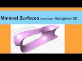 Minimal Surfaces with Kangaroo 3D (Live Soap)