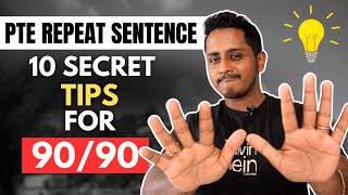 PTE Repeat Sentence - 10 Secret Hidden Premium Tips Score 90\/90 | Skills PTE Academic