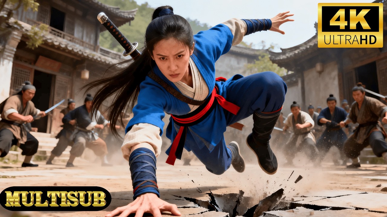 十一名顶级护卫贴身死守大魔头，女孩冷静出计，一把擒住他逆转战局！ 🍿#movie #武侠 #martialarts