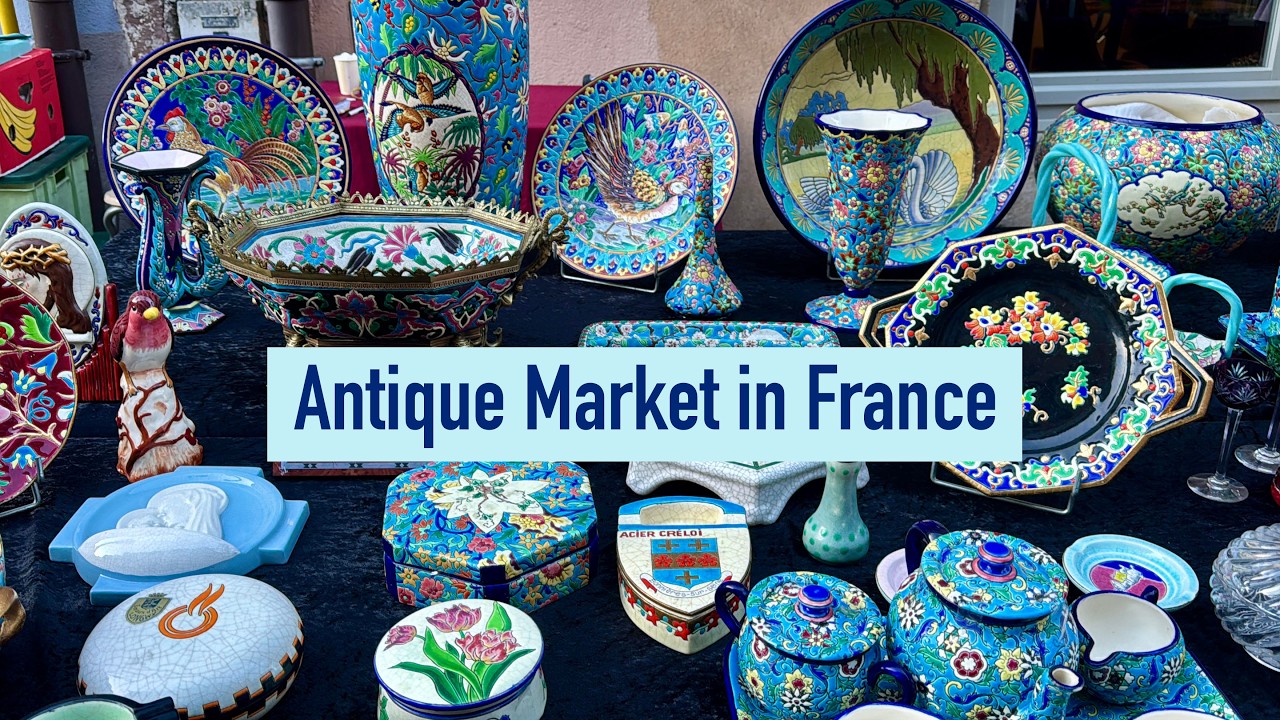 This French Antique Market Is on Another Level. - YouTube