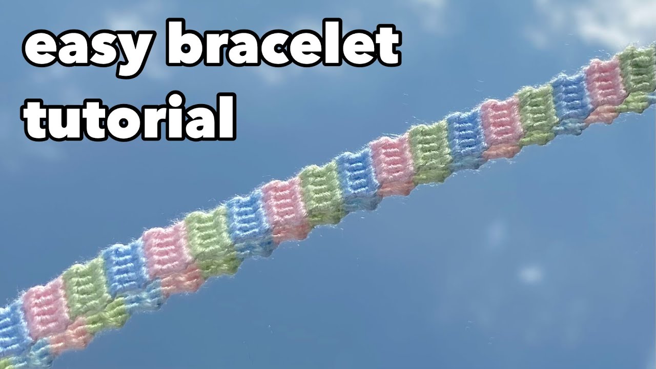 Colorful String Bracelet Patterns