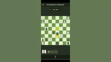 Marching into the mating net. Chess Daily Puzzle 01/09/2024