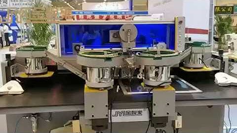 JYL-A6-4 Four heads Automatic Nail Attaching Machine For Clothing、Shoes、Leather Industry