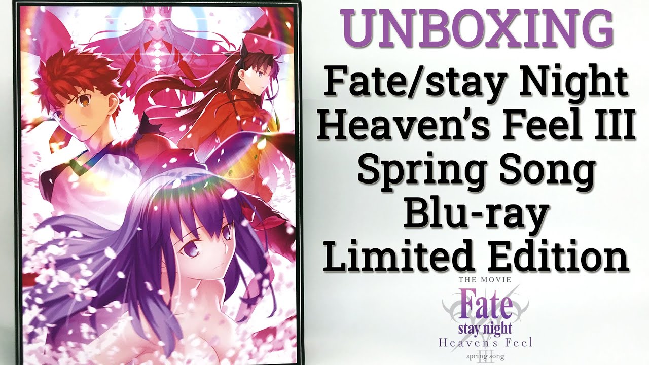 Fate/Stay Night Heaven's Feel III. spring song Blu-ray  