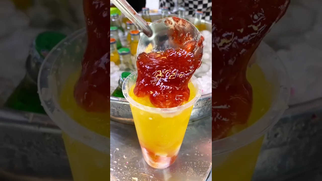 Refreshing Street Food Dessert !! Tropical Fruit Jelly Drink 🍹🍓🍍| new dishes recipes