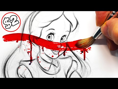 Horror Artist Vs 2 Disney Coloring Book