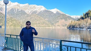 Зимний отдых в Абхазии. Едем на озеро Рица. Часть 3. Абхазия 2021