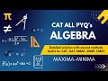 Algebra previous year questions - Maxima Minima Based Ques 8
