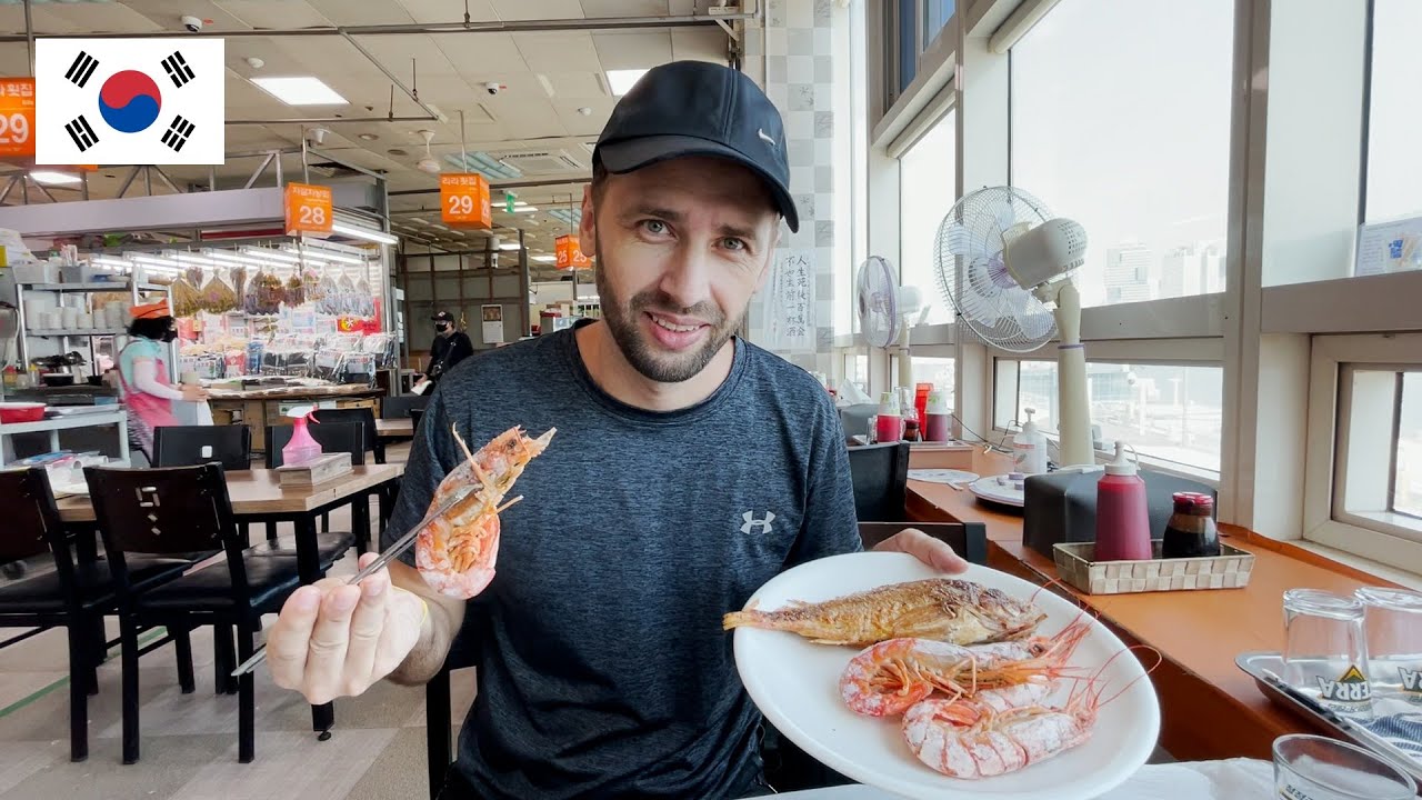 Ciudatenii marine in cea mai mare Piata de peste din Coreea!