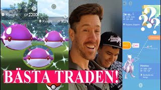 Pokémon GO på Svenska | ALLA FÅR SHINY KYOGRE!+ SJUKASTE TRADEN MED KRYSTIAN!| Johans Pokemon GO