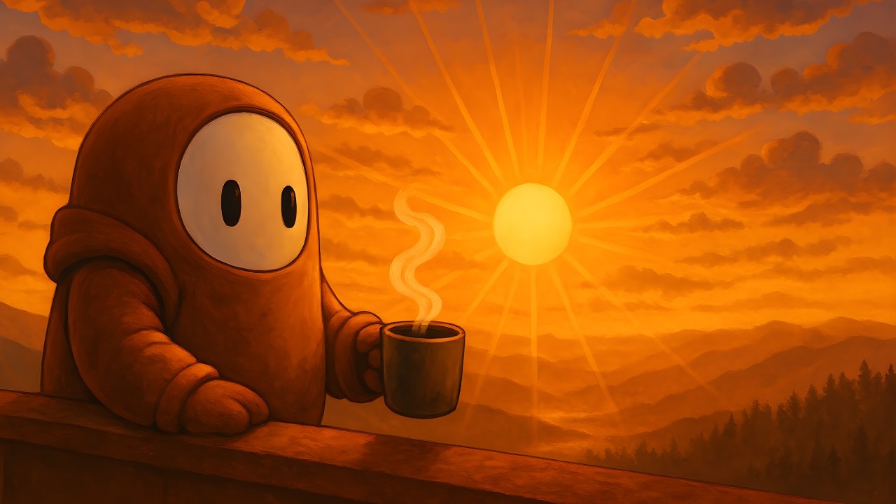 WAKING UP WITH FALL GUYS